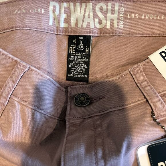 Rewash jeggings ultra stretch mauve NWT size 1 - Picture 3 of 9